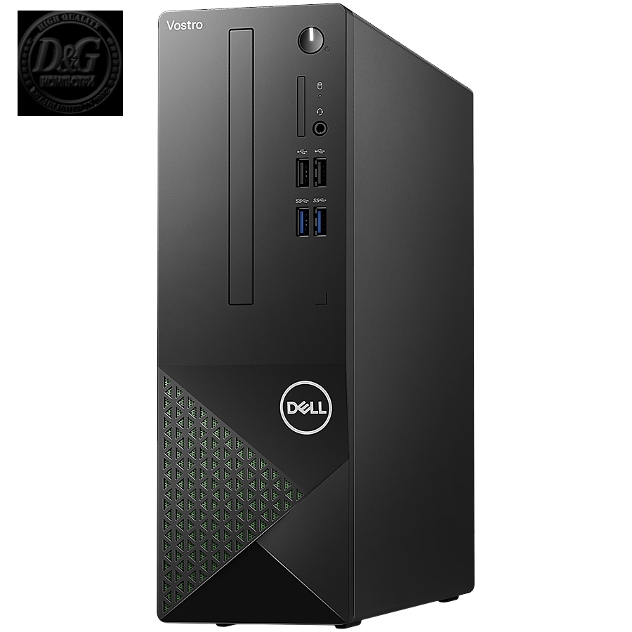 Dell Vostro 3020 SFF Desktop, Intel Core i7-13700 (16C, 24MB Cache, 2.1GHz to 5.1GHz), 8GB (1x8GB) DDR4 3200MHz, 512GB SSD, Intel UHD Graphics 770, Mouse, Wi-Fi + BT, Ubuntu, 3Y ProSupport