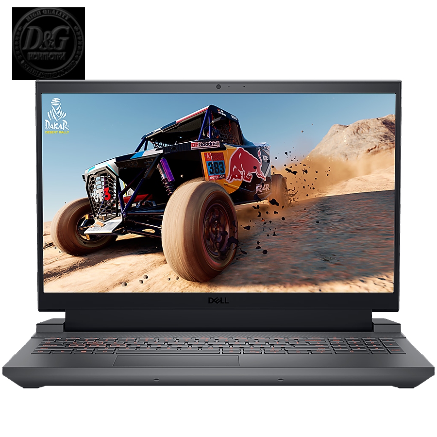 Dell G15 5530, Intel Core i7-13650HX (24 MB cache, 14 core, up to 4.90 GHz), 15.6" FHD (1920x1080) 120Hz, 16GB, 2x8GB, DDR5, 4800MHz, 512GB SSD PCIe M.2, GeForce RTX 3050 6GB GDDR6, Wi-Fi 6 AX201, BT, Cam & Mic, Backlit Kbd, Win 11 Pro, 3Y BOS