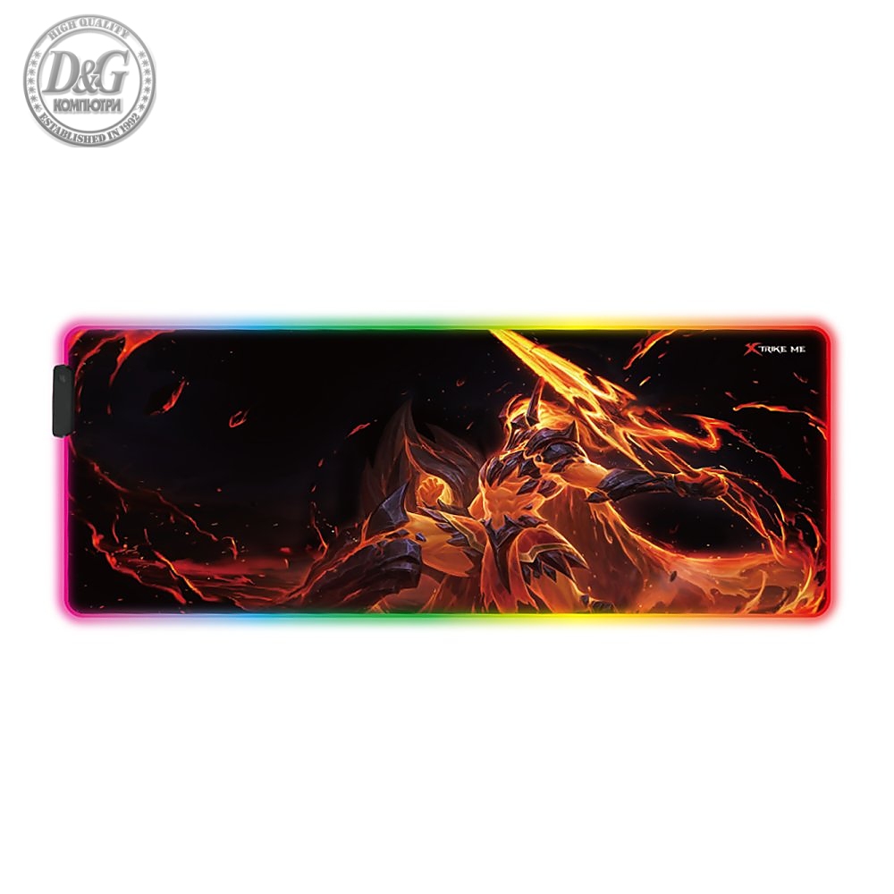 Xtrike ME светеща подложка за мишка Gaming Mousepad MP-605 - Size XL, RGB