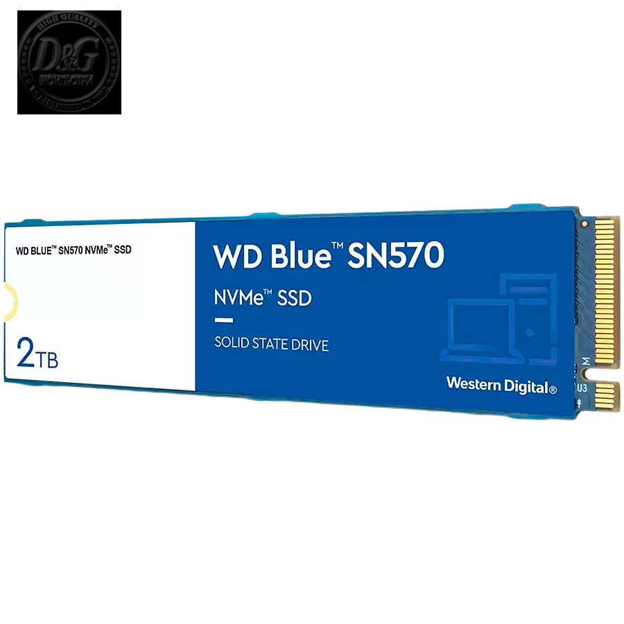 SSD WD Blue (M.2, 2TB, PCIe Gen3)