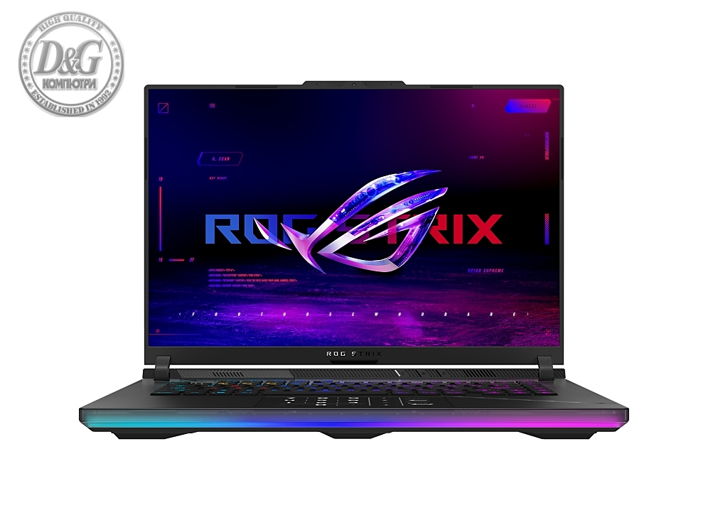 Asus ROG Strix SCAR 16 G634JZ-NM002X, Intel i9-13980HX  2.2 GHz ,16" QHD+ 16:10 (2560 x 1600, WQXGA) 240Hz,32GB DDR5 4800MHz (2x16GB), 1TB + 1TB PCIe4. (RAID 0), RTX 4080  12GB DDR6, WiFi 6, RGB Per-Key Kbd, Win 11 Pro, Off Black