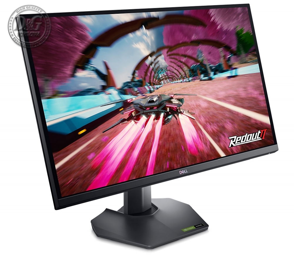 Dell G2724D, 27" LED  Gaming, IPS AG, QHD 2560 x 1440, sRGB 99%, NVIDIA G-SYNC Compatible, AMD FreeSync Premium, 165Hz, 1ms GtG, 1000:1, 400 cd/m2, HDMI, DisplayPort, Height Adjustable, Tilt, Black