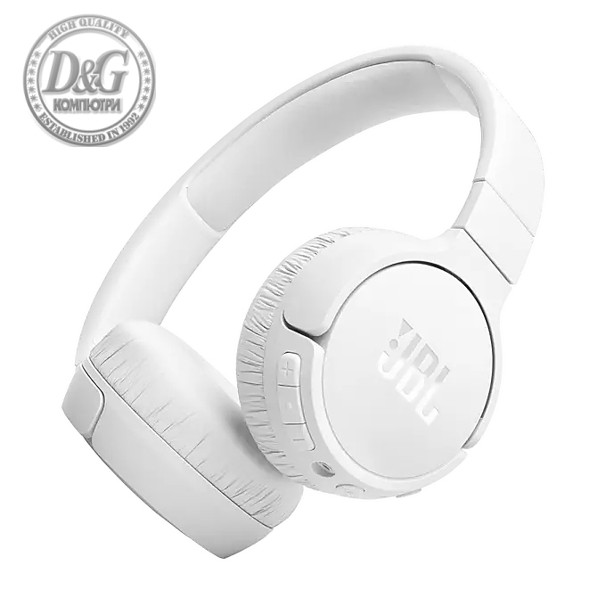 JBL T670NC WHT HEADPHONES