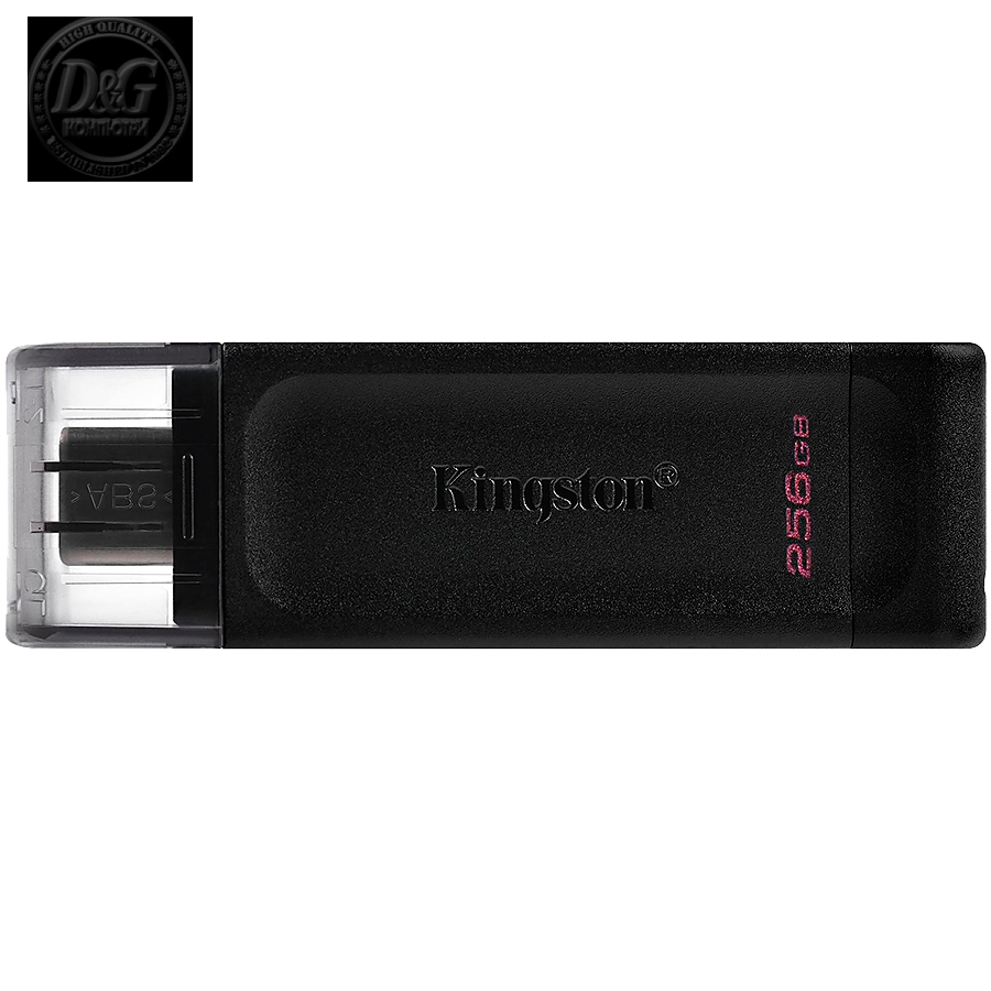 Kingston 256GB USB-C 3.2 Gen 1 DataTraveler 70, EAN: 740617331233