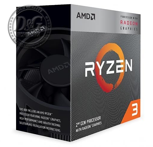 AMD Ryzen 3 3200G 4C/4T (3.6GHz / 4.0GHz Boost, 6MB, 65W, AM4)