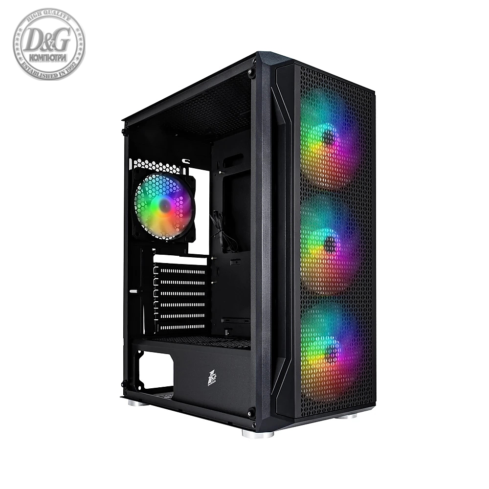 1stPlayer кутия Case ATX - Firebase X5 RGB - 4 fans included