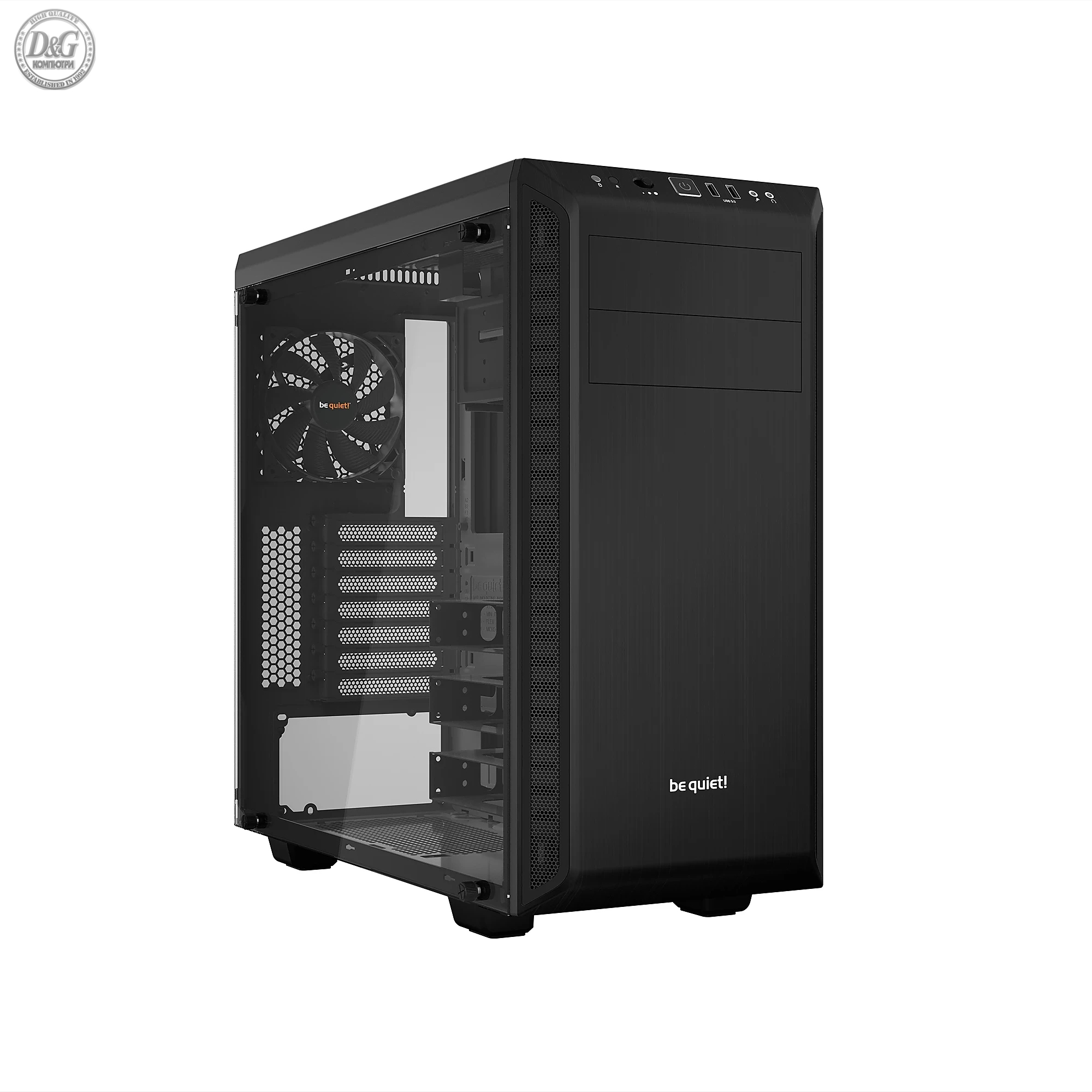 be quiet! кутия Case ATX - Pure Base 600 Window Black