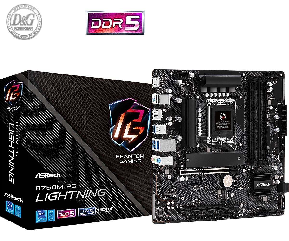 ASROCK B760M PG LIGHTNING /D5