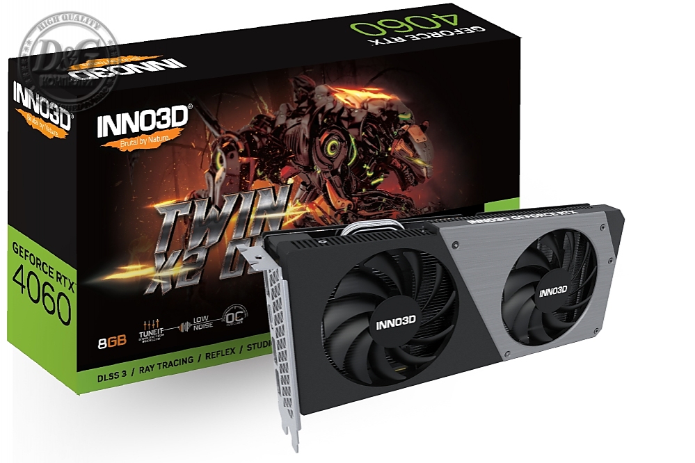 Inno3D GeForce RTX 4060 8GB GDDR6 Twin X2 OC