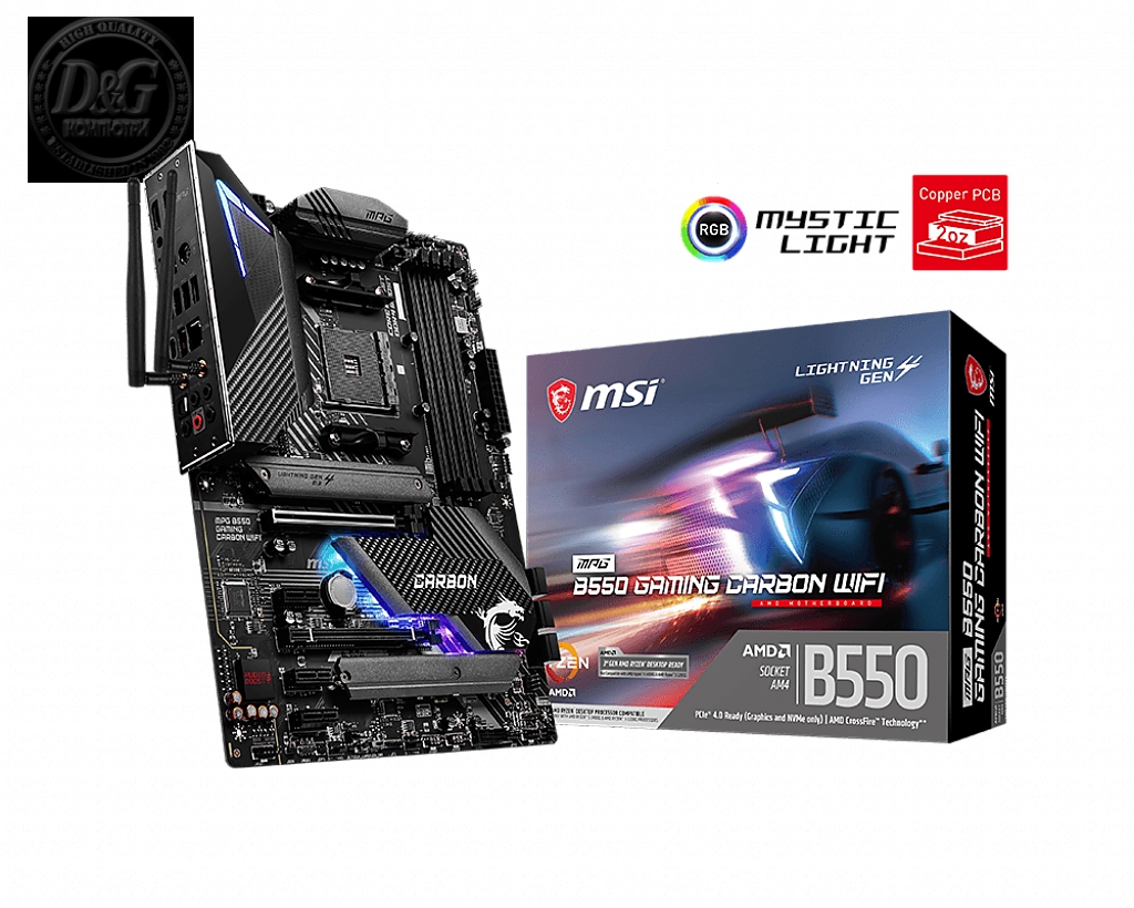 MSI MPG B550 GAMIN CARBON WIFI