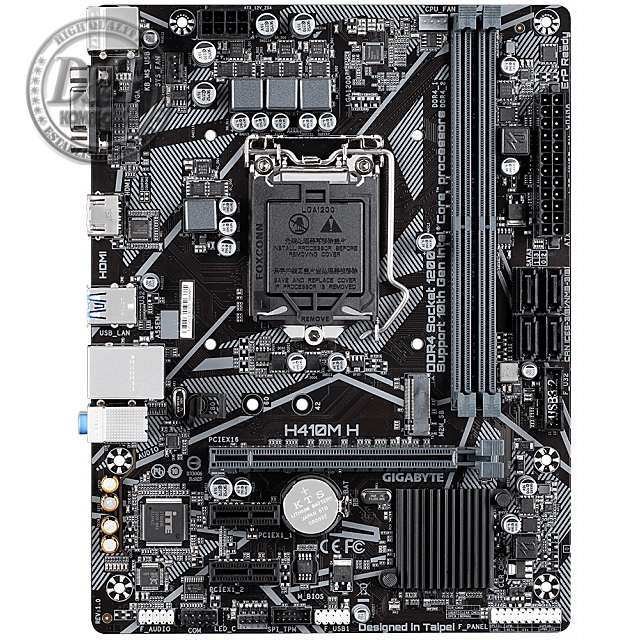 Дънна платка GIGABYTE H410M-H V3, Socket 1200 (400 Series), 2 x DDR4