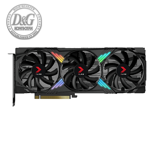 Видео карта PNY GeForce RTX 4060 TI GAMING VERTO EPIC-X RGB 16GB GDDR6