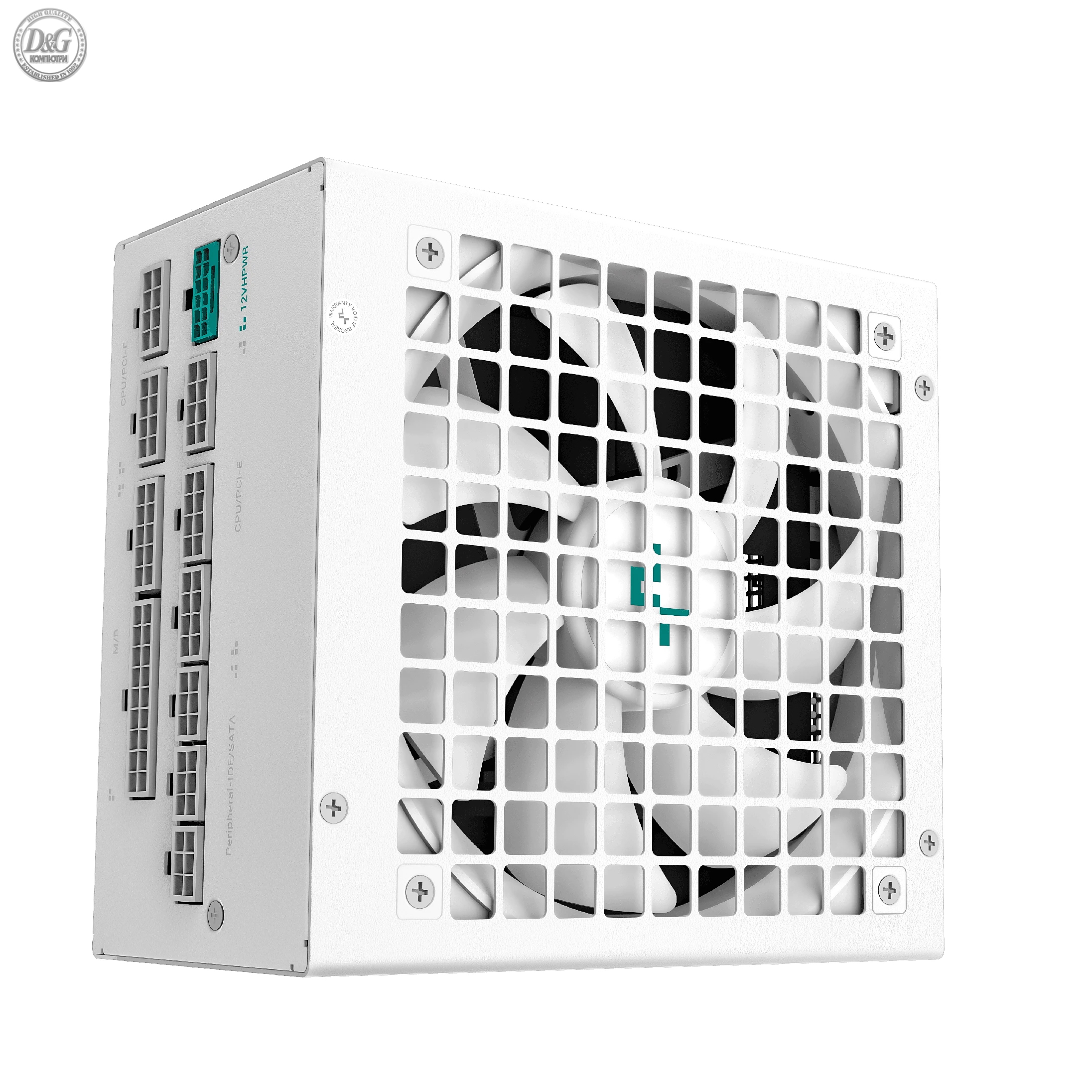 DeepCool захранване PSU ATX 3.0 1000W Gold - PX1000-G White