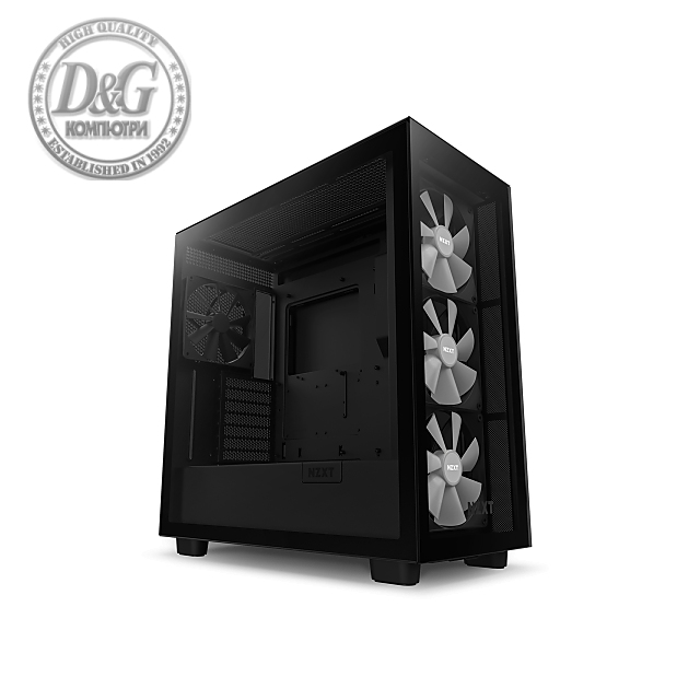 Кутия NZXT H7 Elite 2023 Matte Black Mid-Tower