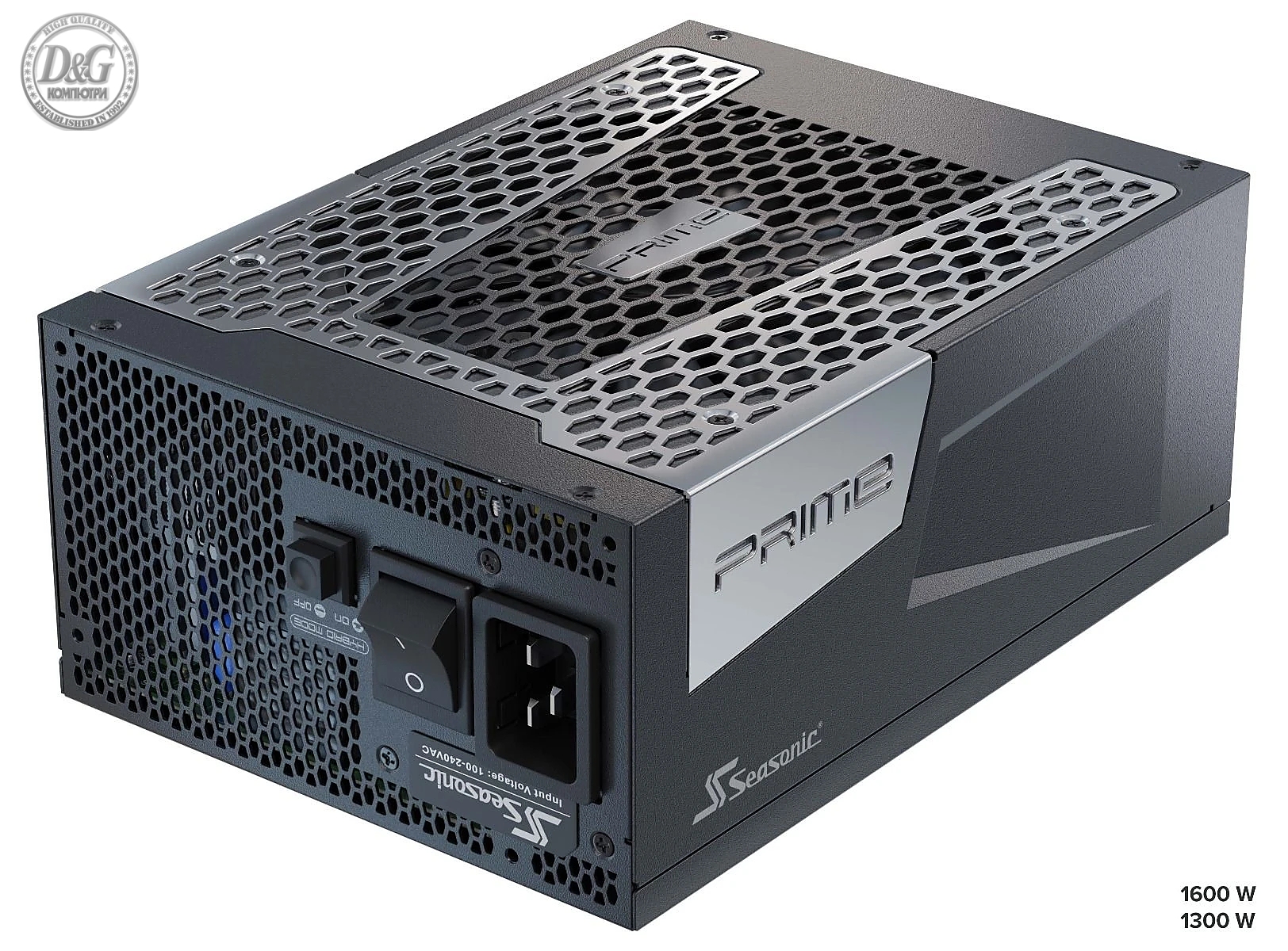 Seasonic захранване PSU 1600W Titanium PCIe Gen 5 - PRIME TX-1600 - SSR-1600TR2