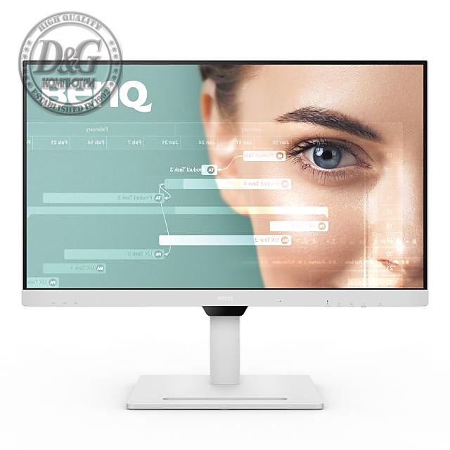 Монитор BenQ GW3290QT, IPS, 31.5 inch, Wide, QHD, DP, HDMI, USB, Бял