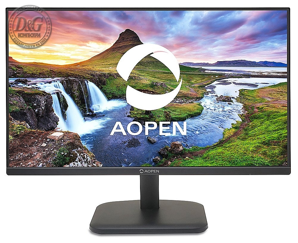 Aopen powered by Acer 24CL1YEbmix, 23.8'', IPS FHD (1920x1080) LED, 250nit, 1ms TVR, ZeroFrame, 100Hz FreeSync, sRGB 99%, Flicker-less, 1000:1 ACM, HDMI, VGA, Tilt, Vesa, BluelightShield, Speakers, Black