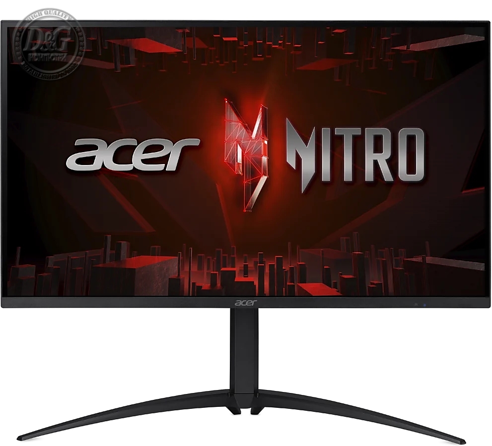 Acer Nitro XV275KP3biipruzx, 27" IPS, Anti-Glare, UHD 4K Mini Led 3840x2160, 99% AdobeRGB, Delta E<2, ZeroFrame, FreeSync Premium, up to 160Hz, 1ms, 100M:1, 600 up to 1000 cd/m2, 1xDP, 2xHDMI, 1xType-C(90W) + Audio out + USB HUB, VESA, Tilt, Swivel, Hgt