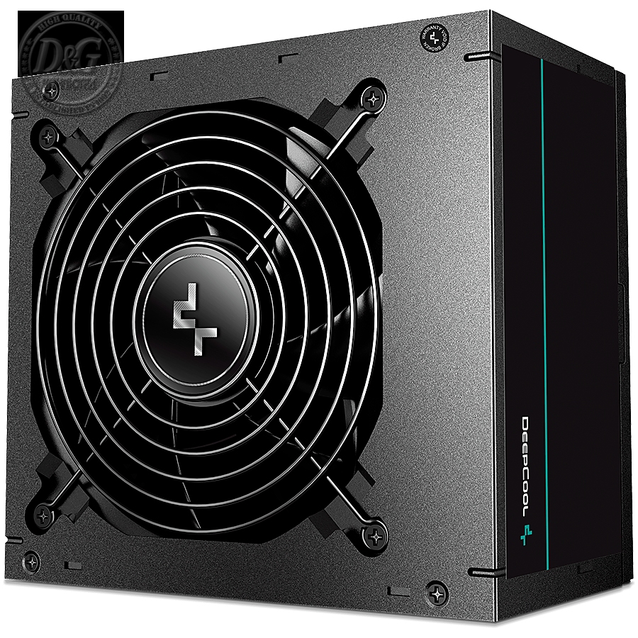 DeepCool PM850D, 850W, 80 Plus GOLD, Japanese Capacitors, Flat Black Cables, 120mm Fan, SCP/OPP/OTP/OVP/OCP/UVP, 5 Year Warranty