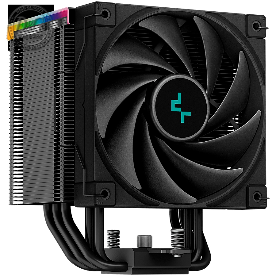 DeepCool AK500 Digital, CPU Air Cooler, 1x120mm FK120 PWM FDB Fan, Digital Display, ARGB, TDP 240W, 5 Heatpipes, Black, Intel LGA2066/2011-v3/2011/1700/1200/115x, AMD AM5/AM4, 127Г—117Г—160 mm(LГ—WГ—H), 3 Year Warranty