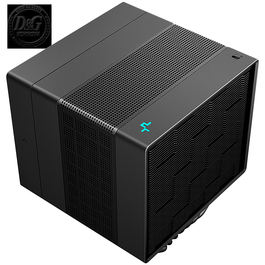 DeepCool ASSASSIN IV, CPU Air Cooler, 1x120mm + 1x140mm FDB Fans, Fan Speed Switch, TDP 280W, 7 Heatpipes, Intel LGA2066/2011-v3/2011/1700/1200/115x, AMD AM5/AM4, 144Г—147Г—164 mm(LГ—WГ—H), 6 Year Warranty