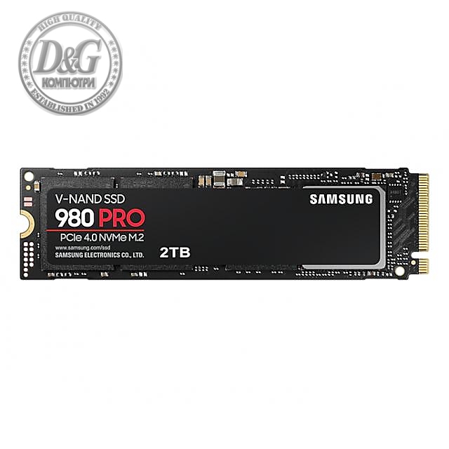 Solid State Drive (SSD) SAMSUNG 980 PRO, 2TB, M.2 Type 2280, MZ-V8P2T0BW