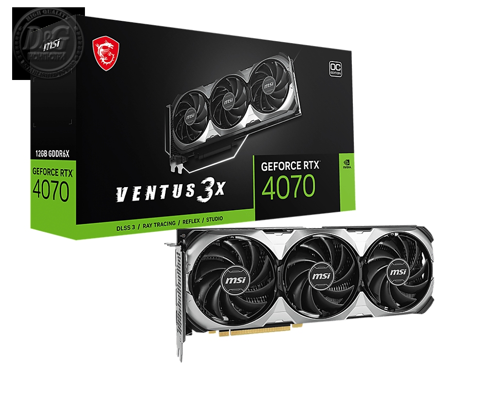 MSI RTX4070 VENTUS 3X E 12G OC