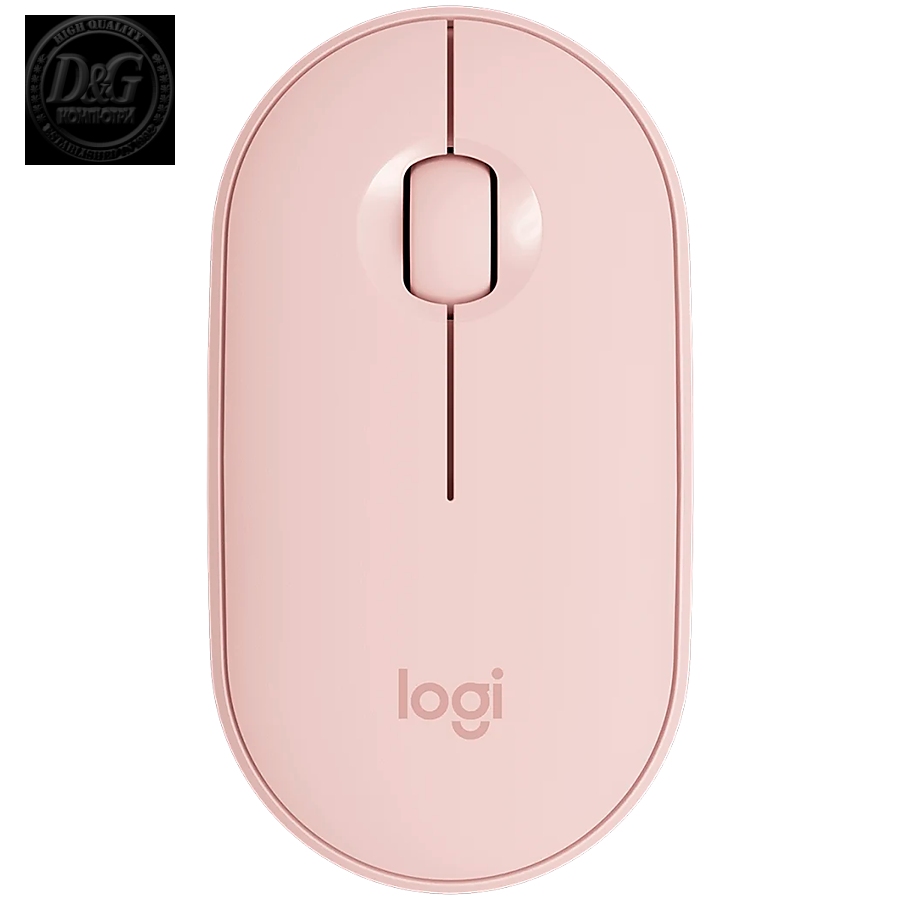 LOGITECH M350S Pebble 2 Bluetooth Mouse - TONAL ROSE - DONGLELESS