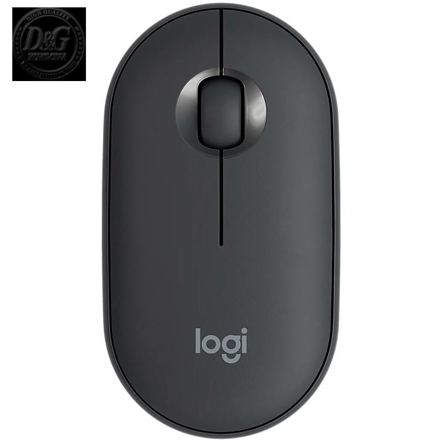 LOGITECH M350S Pebble 2 Bluetooth Mouse - TONAL GRAPHITE - DONGLELESS