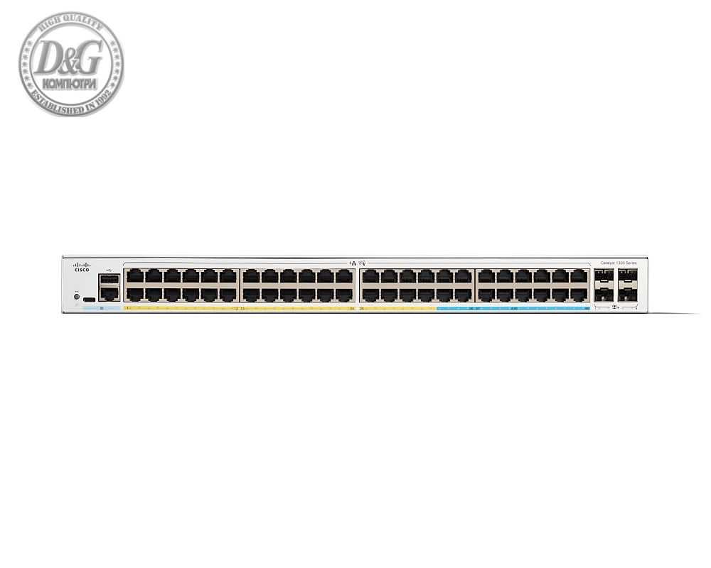 Cisco Catalyst 1300 48-port GE, PoE, 4x10G SFP+