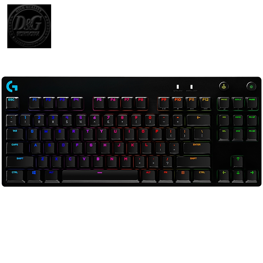 LOGITECH PRO X TKL Lightspeed - Tactile - US - BLACK