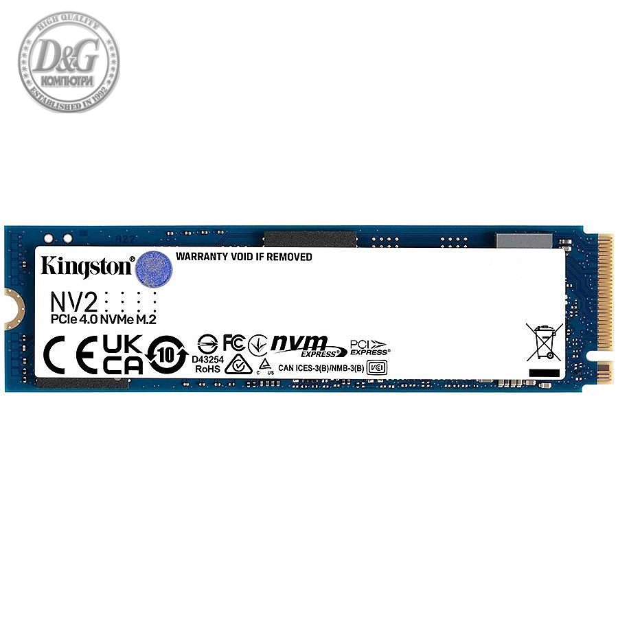 Kingston 4000G NV2 M.2 2280 PCIe 4.0 NVMe SSD EAN: 740617329940