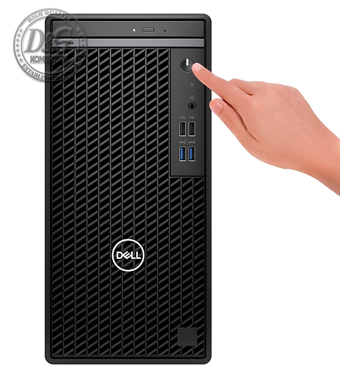 Dell OptiPlex 7010 MT Plus, Intel Core i5-13500 (6+8 Cores/24MB/2.5GHz to 4.8GHz), 8GB (1X8GB) DDR5, 512GB SSD PCIe M.2, Integrated Graphics, DVD+/-RW, 260W, Keyboard&Mouse, Win 11 Pro, 3Y PS