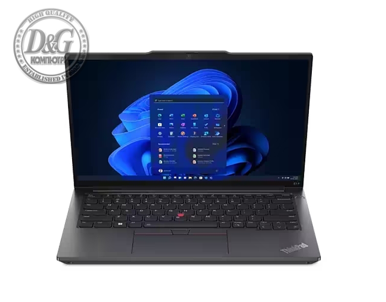 Lenovo ThinkPad E14 G5 Intel Core i5-1335U (up to 4.6GHz, 12MB), 16GB (8+8) DDR4 3200MHz, 512GB SSD, 14" WUXGA (1920x1200) IPS AG, Intel Iris Xe Graphics, WLAN, BT, FHD&IR Cam, Backlit KB, FPR, DOS, 3Y onsite