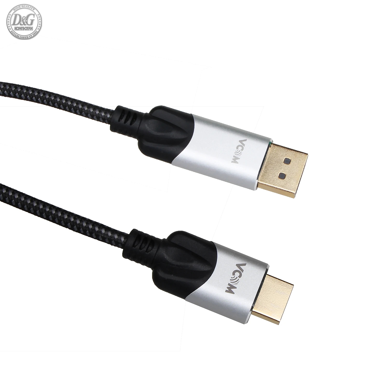 VCom Кабел Display Port M / HDMI M - 4K 60Hz - CG608M-1.8m