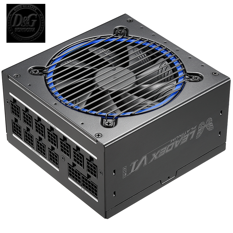 Super Flower Leadex VI Platinum Pro 1000W, 80 Plus Platinum, Fully Modular, 12VHPWR Cable included, Compact 150mm Size, 120mm F.D.B PWM Fan, 5 year warranty