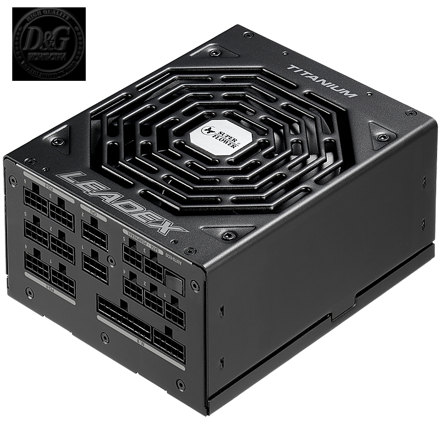 Super Flower Leadex VII XG 1000W ATX 3.0, 80 Plus Gold, Fully Modular, 12VHPWR Cable included, Compact 150mm Size, 140mm F.D.B PWM Fan, 5 year warranty
