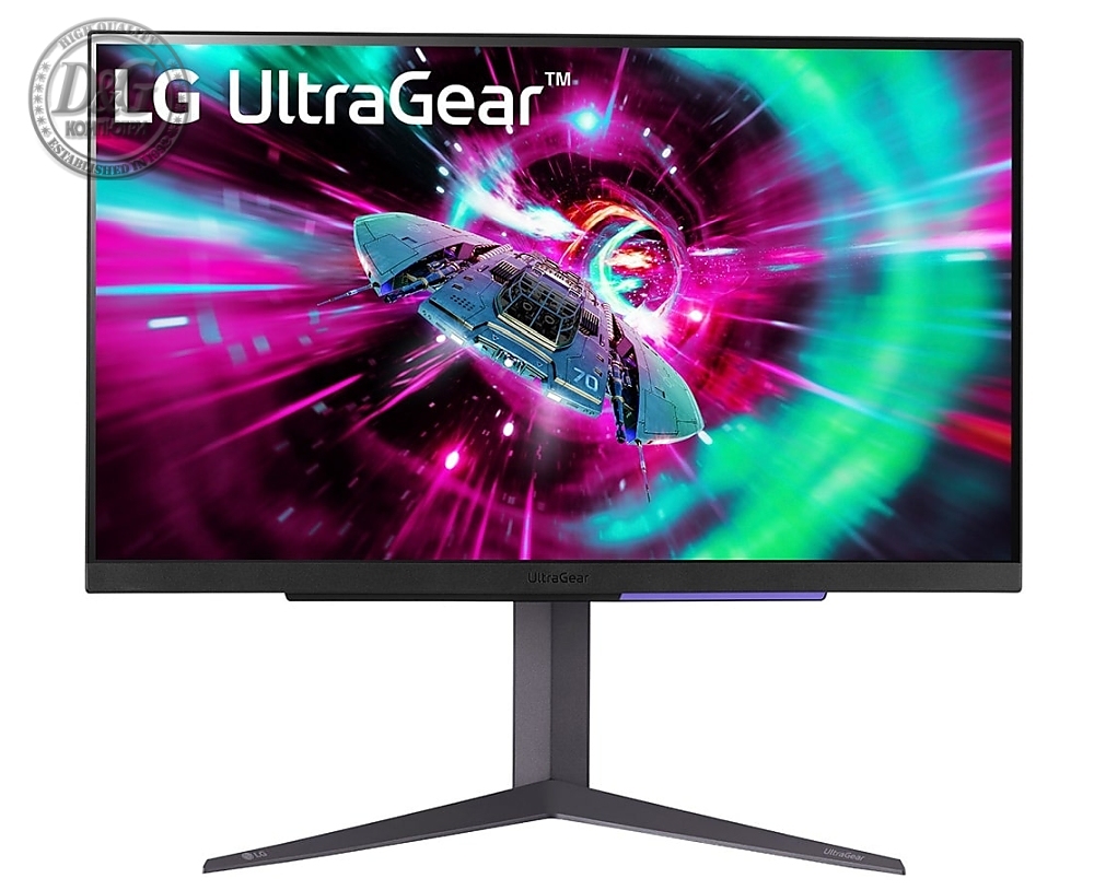 LG 27GR93U-B, 27", UltraGear IPS 1ms, AG, UHD 4K (3840x2160), 144Hz, HDR 400, 1000:1, 400cd/m2, DCI-P3 95%, USB3.0 (1up/2down), VRR, AMD Free-sync, NVIDIA G-Sync, HDMI, DisplayPort, Height Adjustable, Pivot, Tilt, Headphone Out, Black