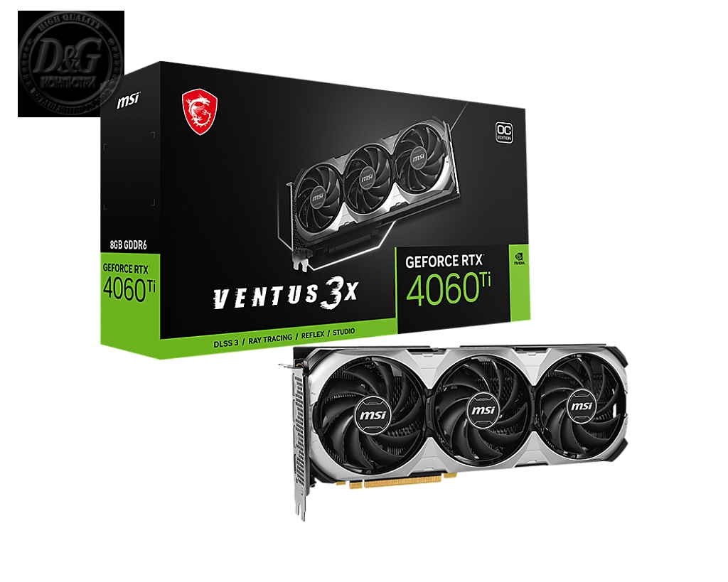 MSI RTX4060TI VENTUS 3X 8G OC