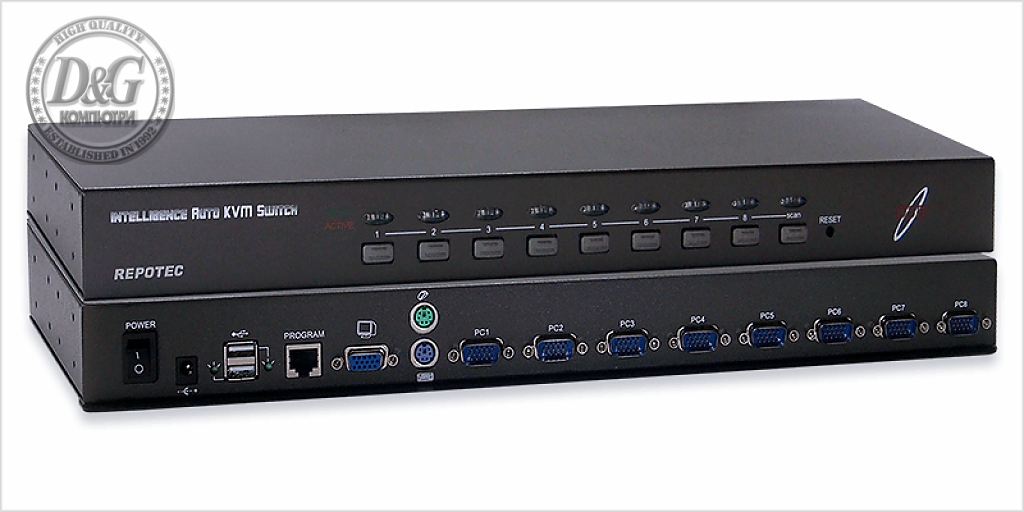 RP-KVM871 KVM 8PORT USB SWITCH