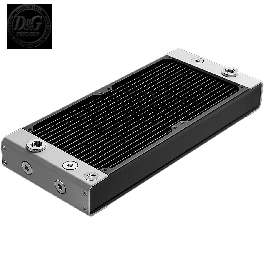 EK-Quantum Surface P280M - Black, liquid cooling radiator