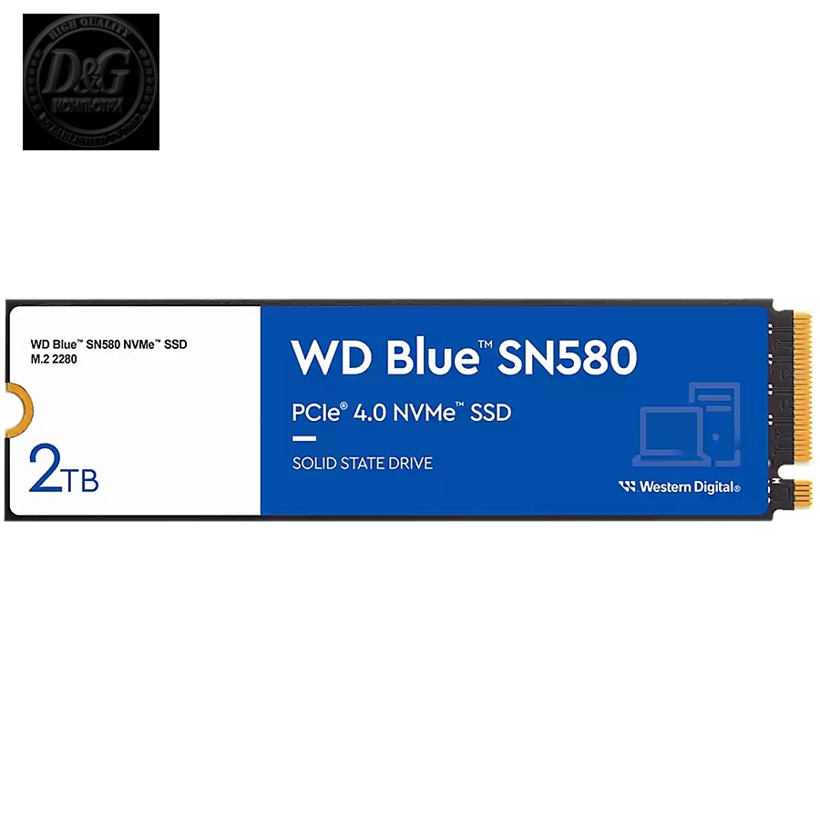 SSD WD Blue (M.2, 2TB, PCIe Gen4 NVMe 1.4b)