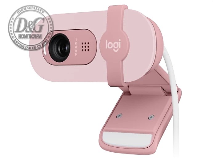 Logitech Brio 100 Full HD Webcam - ROSE - USB - N/A - EMEA28-935 - WEBCAM