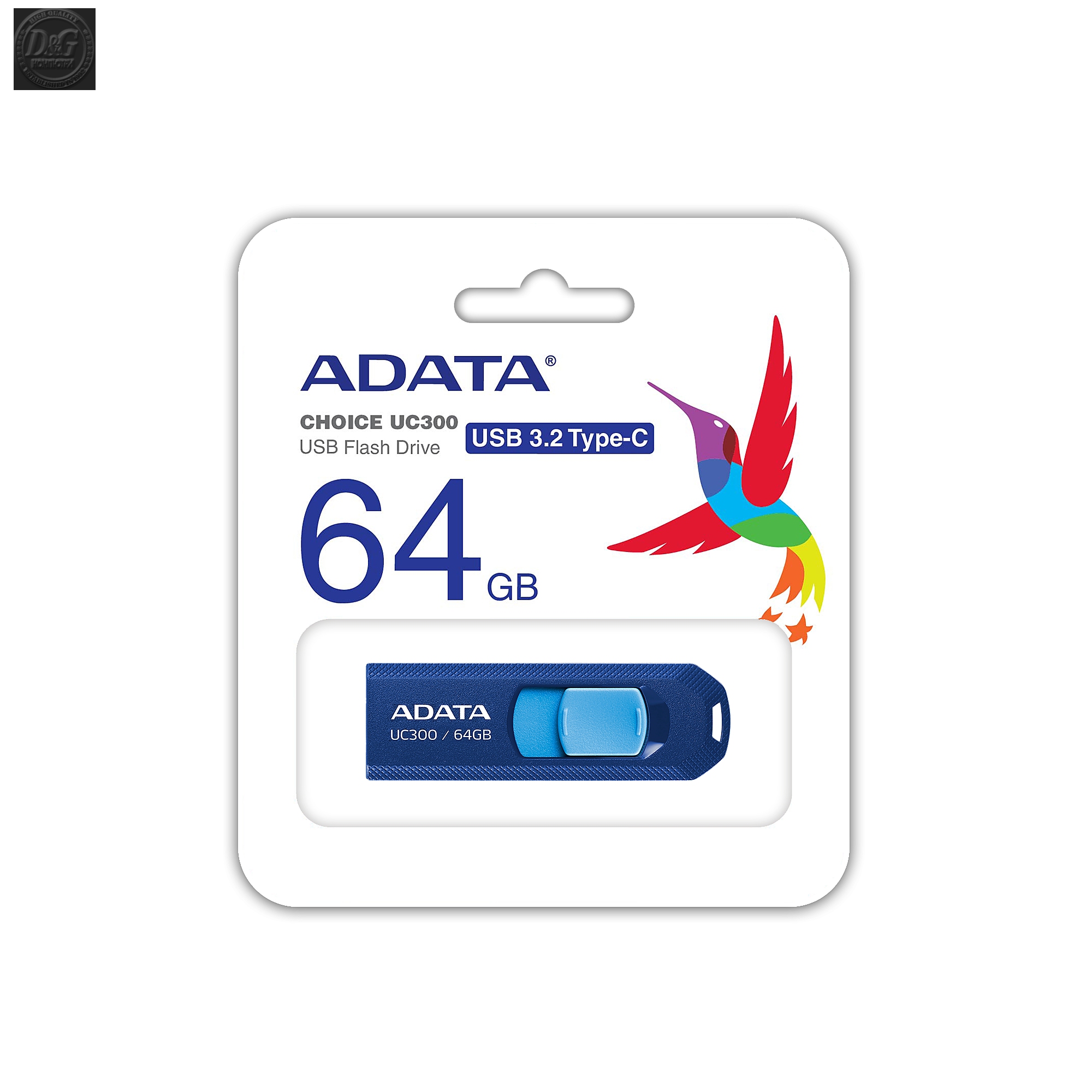 64GB TYPE-C UC300 ADATA BLUE