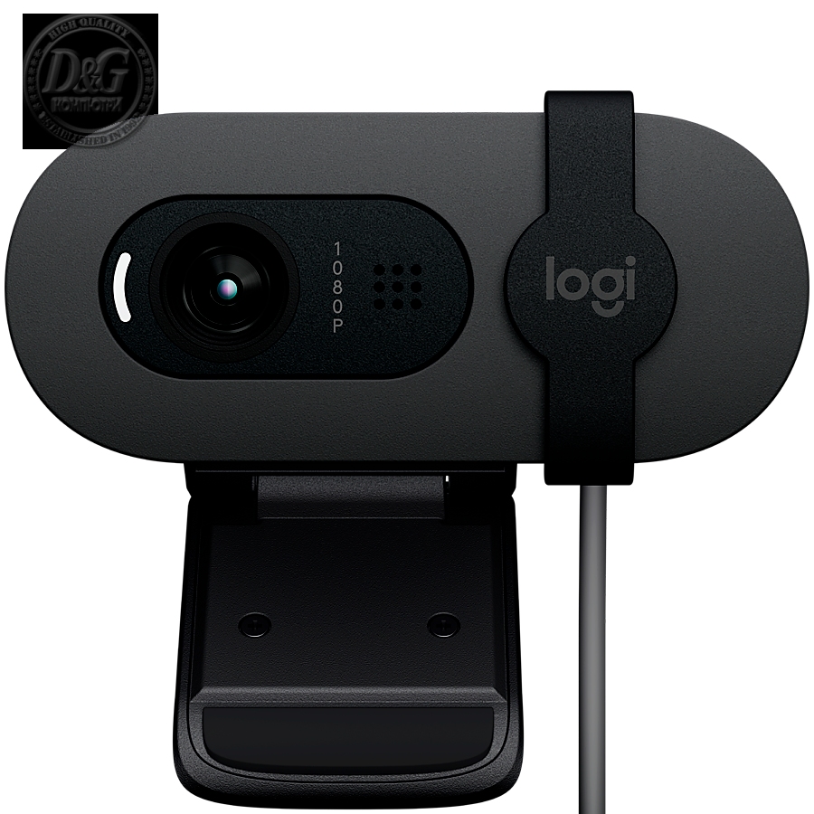 LOGITECH Brio 100 Full HD Webcam - GRAPHITE - USB