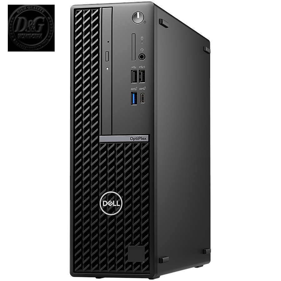 Dell OptiPlex 7010 SFF, Intel Core i3-13100 (4Cores, 12MB, 8T, 3.4GHz to 4.5GHz, 60W), 8GB (1x8GB) DDR4, 256GB NVMe M.2 2230, Integrated Graphics, Mouse + BG KBD, Ubuntu, 3Y ProSupport