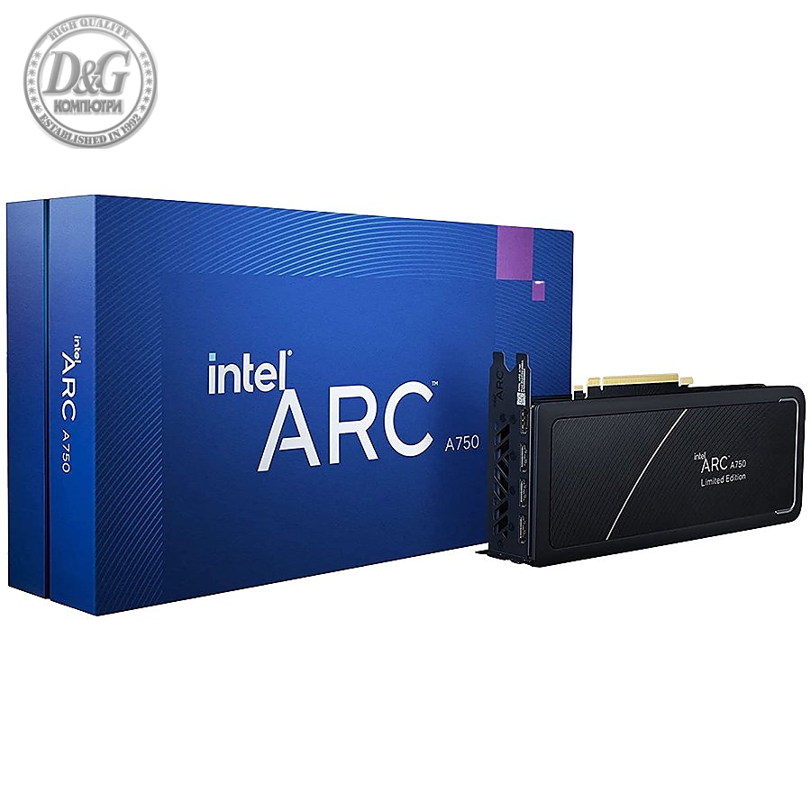 Intel Arc A750 Limited Edition Graphics (8GB), 1xHDMI, 3xDP, box