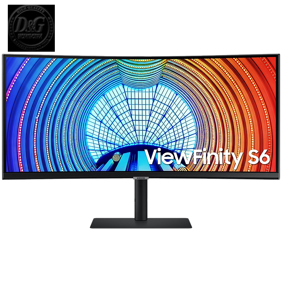 Monitor LED Samsung LS34A650UBUXEN / 34" / Curved VA / 21:9, UWQHD 3440x1440@100Hz / 1000:1 / 178/178 / 5ms / 300cd/m2 / 1xHDMI / 1xDP / 3xUSB 3.0 / 1xUSB-C (90W) / VESA / Tilt / Swivel / Height Adjust / Black / 2Y