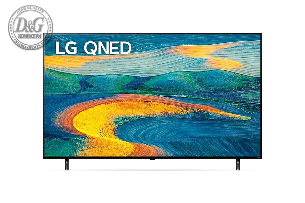 LG 55QNED7S3QA, 55" 4K QNED (Quantum Dot NanoCell), UHD (3840x2160), DVB-T2/C/S2, a9 AI Processor, HDR 10 PRO, webOS Smart TV, ThinQ AI, 4K Upscaling, HGiG, WiFi, AI Sound Pro, Voice Controll, Bluetooth, VRR, eARC (HDMI 2), CI, Miracast, AirPlay 2, Two P