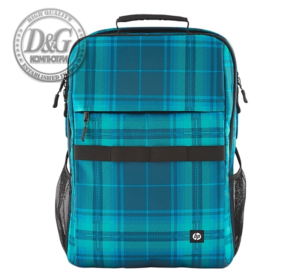 HP Campus XL Tartan plaid Backpack, up to 16.1"